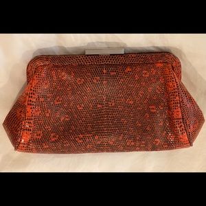 Tiffany & Co clutch genuine lizard